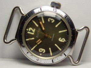 Продам часы Восток амфибия НВЧ 30 зеленый циферблат