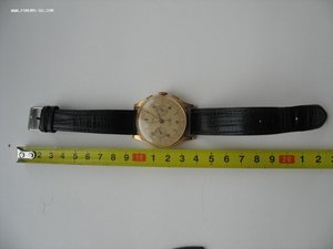 Часы мужские,хронометр, золотые "Jolus" 750 пр.