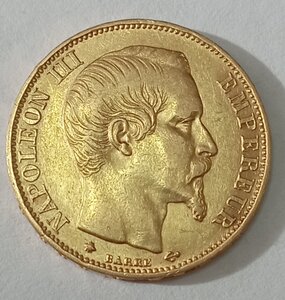 20 франков 1859 год