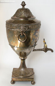фонтан для вина с резервуаром для льда серебро 925 проба