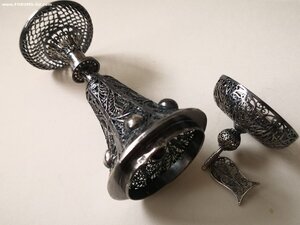 Бсамим. скань. серебро 88 пр . середина 19 века.
